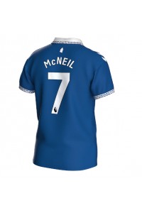 Everton Dwight McNeil #7 Fotballdrakt Hjemme Klær 2023-24 Korte ermer